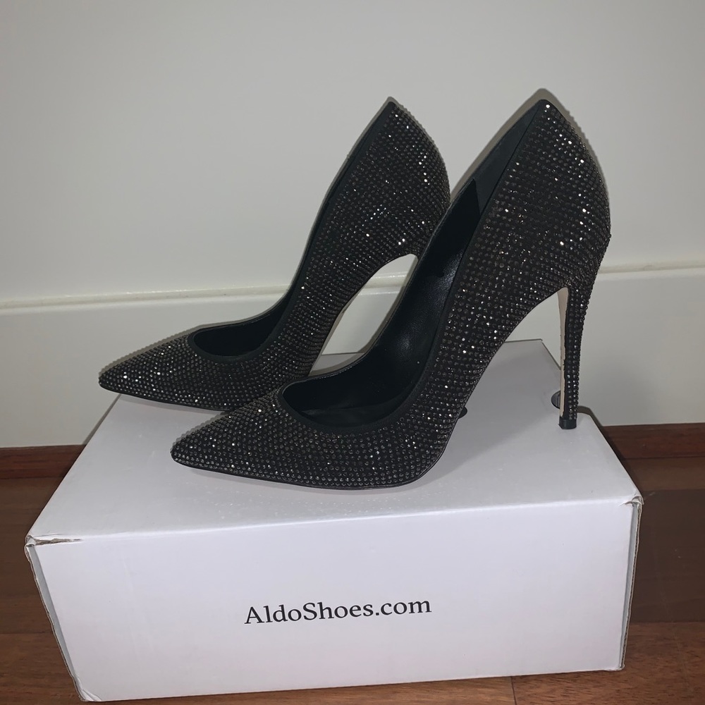 ALDO Nirema Crystal Stud Pointed Shoe